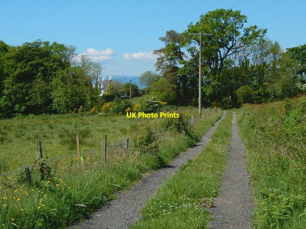 Photo 6"x4" Path to Kilmahew Cardross\/NS3477 c2016