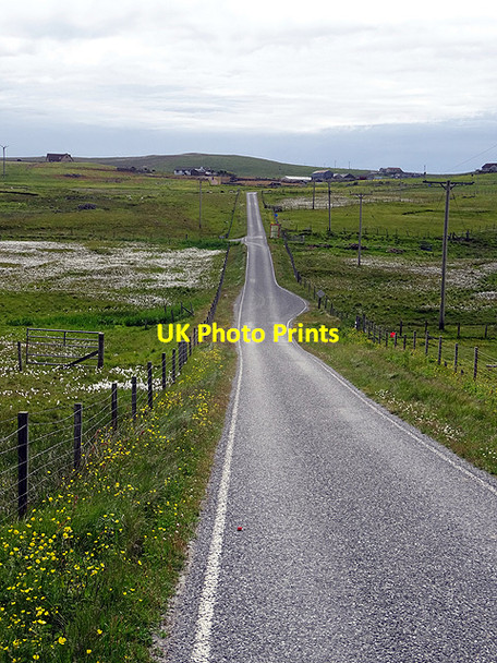 Photo 6"x4" The road to Wester Skeld Scarvister c2016