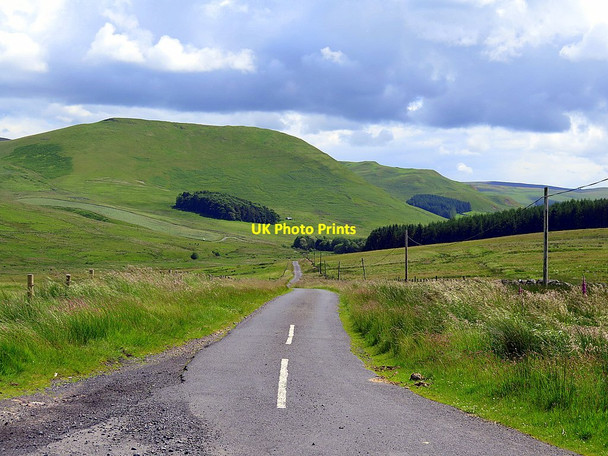 Photo 6"x4" Minor road at Pennymuir Chatto c2016