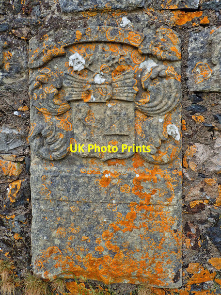 Photo 6"x4" Gravestone at Pennygown Chapel Salen c2016