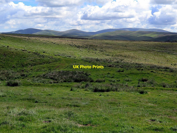 Photo 6"x4" The Cheviot Hills from Scaw'd Law Swinside Hall c2016