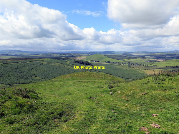 Photo 6"x4" South-west entrance of hillfort on Cunzierton Hill Swinside Hall c2016