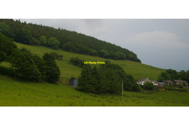 Photo 6"x4" Glyntwymyn from the railway Commins Coch c2016