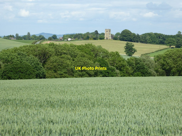 Photo 6"x4" View to Rock church Clows Top c2017
