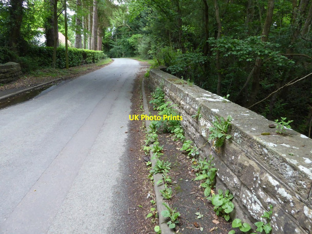 Photo 6"x4" Bridge crossing the old railway line Far Forest c2017