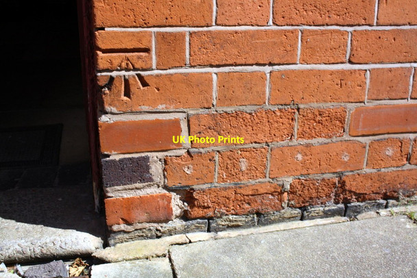 Photo 6"x4" Benchmark on #88 Leire Road Leicester c2017