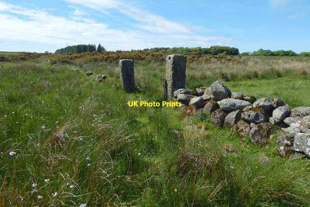 Photo 6"x4" Old gateposts Gateside\/NS4858 c2017 P1