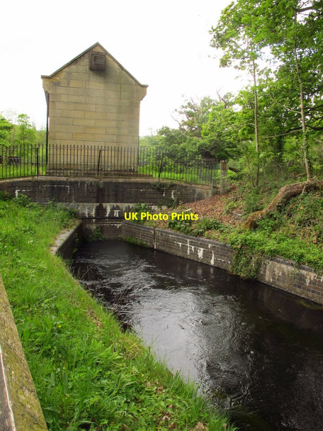 Photo 6"x4" Meter house at the Horseshoe Falls Llangollen c2017