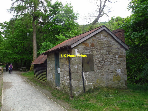 Photo 6"x4" CRT building at the Horseshoe Falls Llangollen c2017