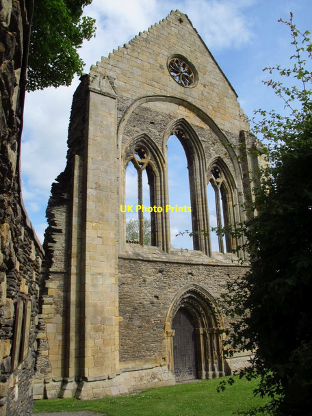 Photo 6"x4" Valle Crucis Abbey - west end of the nave Llandynan c2017