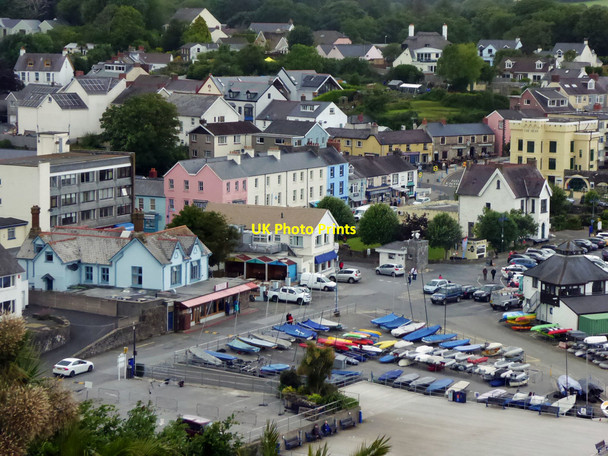 Photo 6"x4" Saundersfoot from the St Brides Hotel Saundersfoot c2017