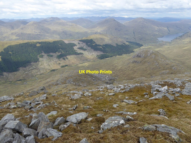 Photo 6"x4" Rocky northern slope of Sgurr Thuilm Beinn Gharbh\/NM9288 c2017