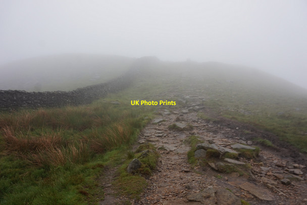Photo 6"x4" 9-20am, path towards Whernside summit Chapel-le-Dale c2017