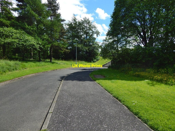 Photo 6"x4" Path between underpasses Dumbarton c2017 P2