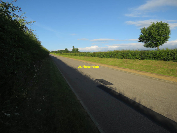 Photo 6"x4" Access road to Chesterford Research Park Springwell\/TL5241 c2017