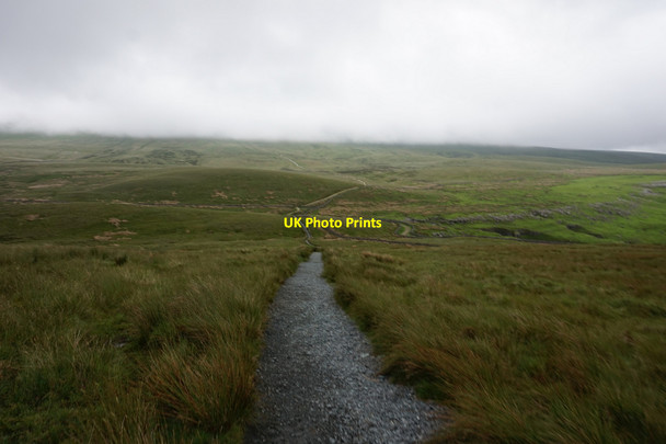 Photo 6"x4" 1-10pm path towards Whitber Hill Brackenbottom c2017