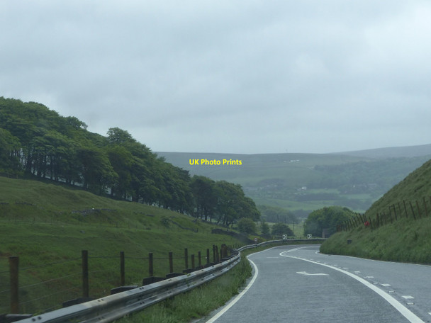Photo 6"x4" Bend in the A54 approaching Burbage Burbage\/SK0472 c2017