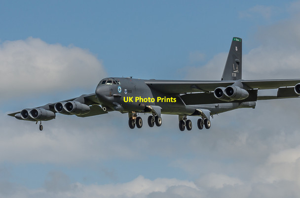Photo 6"x4" B52 at Fairford Fairford c2017