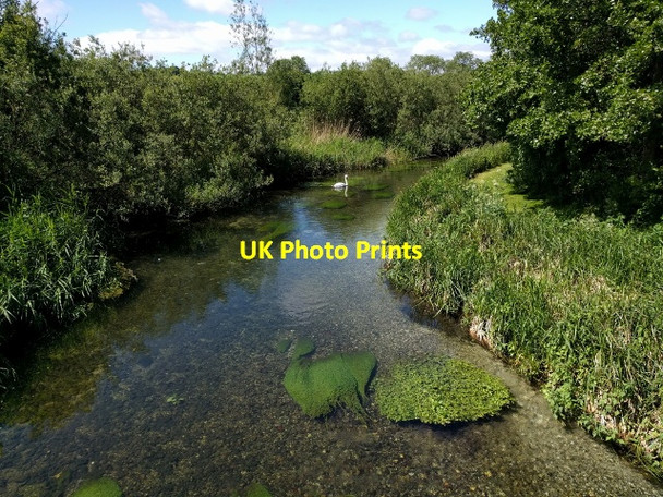 Photo 6"x4" The River Kennet at Axford Axford\/SU2369 c2017