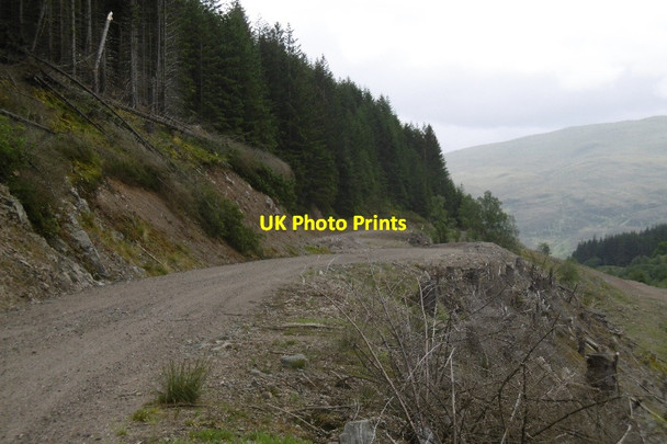 Photo 6"x4" Road, Gleann Cia-aig Clunes c2017