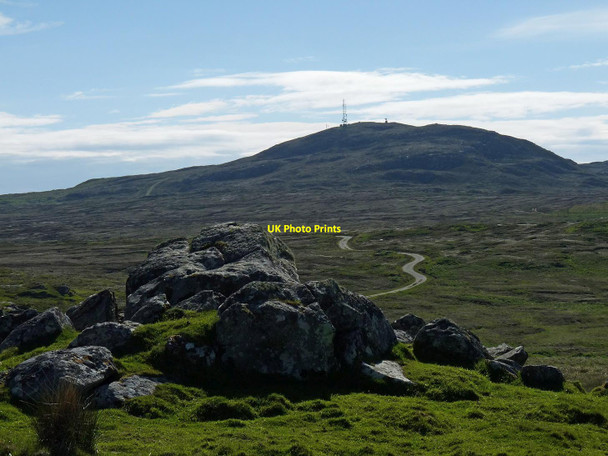 Photo 6"x4" Rock to the south of Pairc Shiaboist, Isle of Lewis Pairc Shiaboist c2017