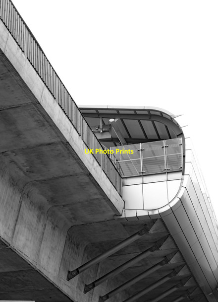 Photo 6"x4" Pontoon Dock DLR Station Woolwich c2017