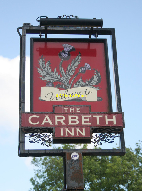 Photo 6"x4" Sign for the Carbeth Inn Blanefield\/NS5579 c2017