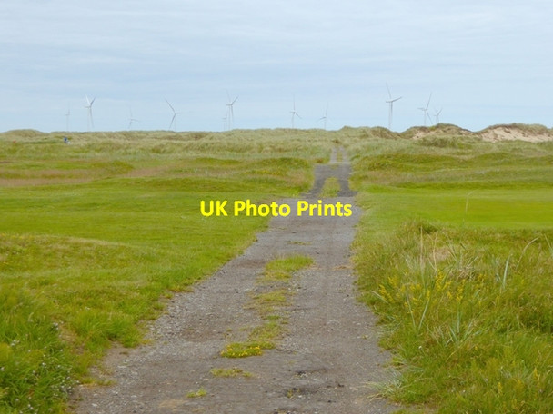 Photo 6"x4" The Teesdale Way crossing Cleveland Golf Club course Warrenby c2017