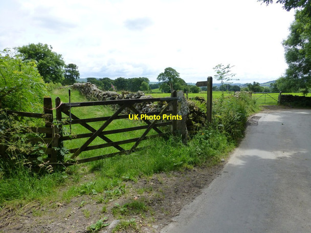 Photo 6"x4" Gate onto Carlbank Lane Cowen Head c2017