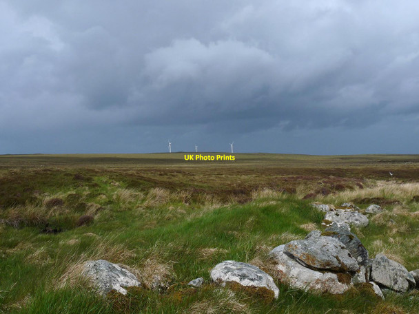 Photo 6"x4" Shieling mound by the Allt Glas, Isle of Lewis Baile an Truiseil c2017