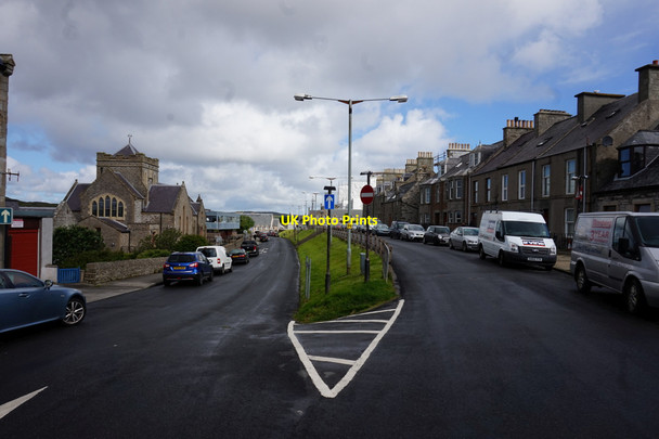 Photo 6"x4" Junction of Lower Hillhead with Hillhead Lerwick c2017