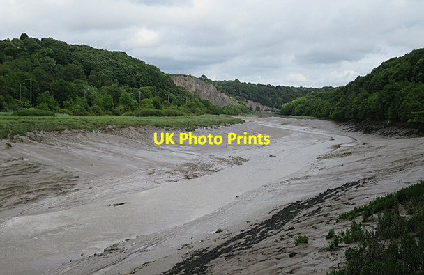 Photo 6"x4" River Avon at Low Tide Sneyd Park c2017
