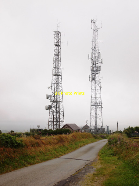 Photo 6"x4" Communication Masts, Nebo Dulas\/SH4789 c2017