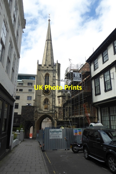 Photo 6"x4" Church on Broad Street Bristol c2017