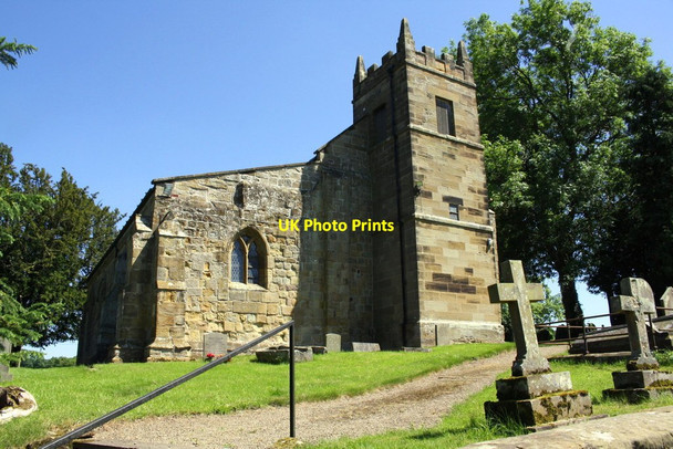 Photo 6"x4" St Lawrence's Church Kirby Sigston c2017