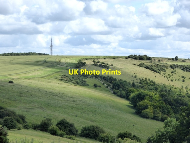 Photo 6"x4" Combe Hill Combe\/SU3760 c2017