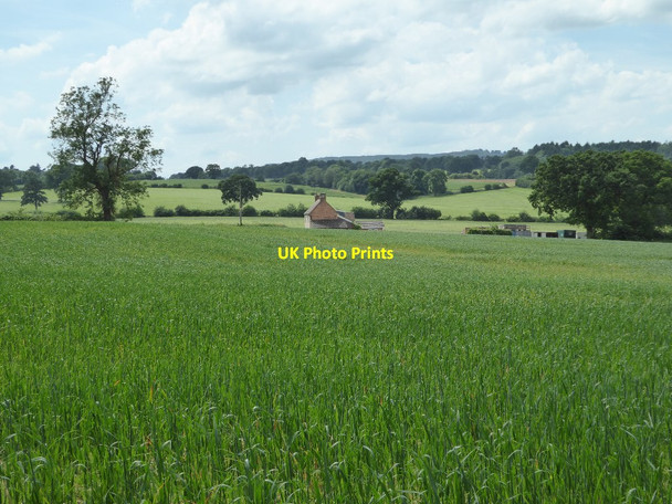 Photo 6"x4" Cottage in farmland Neen Savage c2017