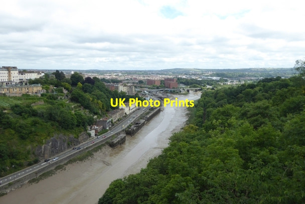 Photo 6"x4" Old wharf from the bridge Bower Ashton c2017