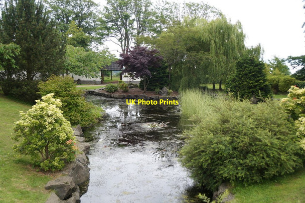 Photo 6"x4" Japanese garden at Lauriston Castle Silverknowes c2017