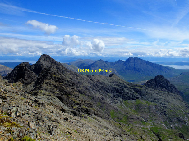 Photo 6"x4" East from the summit of Bruach na Frithe Bruach na Frithe c2017