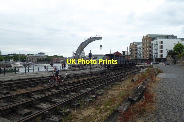 Photo 6"x4" Railways near Prince's Wharf Bedminster c2017