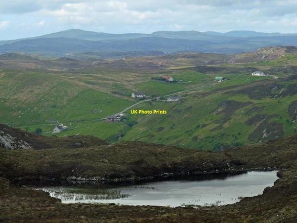 Photo 6"x4" Loch na Biodaig, Isle of Lewis Tom an Fhuadain c2017