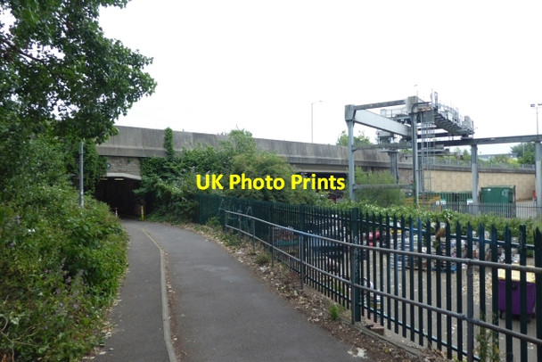 Photo 6"x4" Passing under Barrow Road Bristol c2017