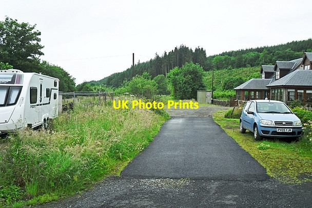 Photo 6"x4" Course of dismantled Waverley railway line Newcastleton or Copshaw Holm c2017