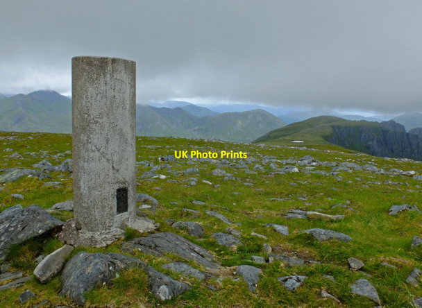 Photo 6"x4" Summit of Beinn Fhada Sgurr an Doire Leathain c2017