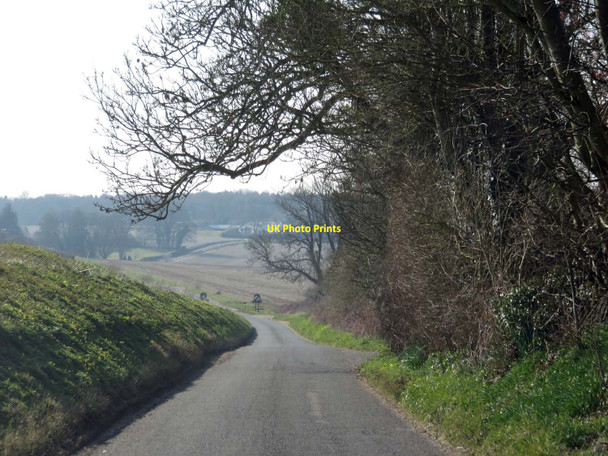 Photo 6"x4" Rural road out of Micheldever Micheldever c2016