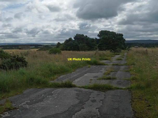 Photo 6"x4" Perimeter track, RAF Dallachy, Moray Bogmoor c2016