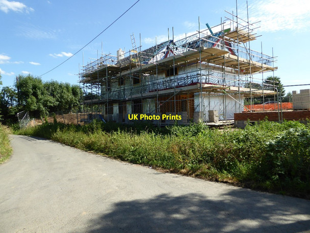 Photo 6"x4" Housing building Twyning Green c2017