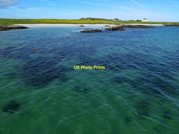 Photo 6"x4" Tiree from ferry pier Scarinish c2017