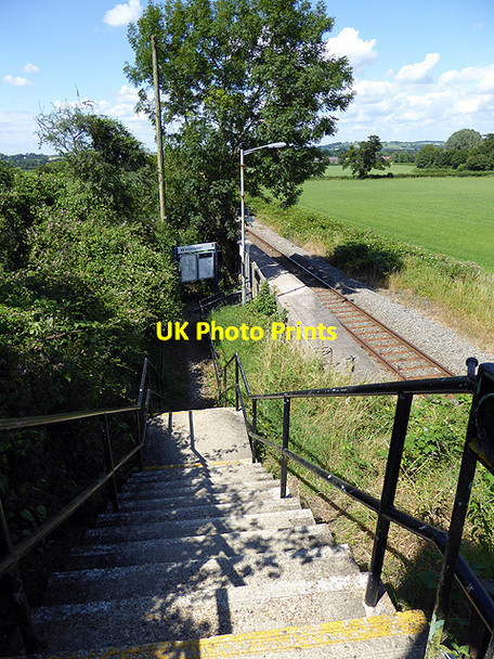Photo 6"x4" Steps leading down to Chetnole Station Hamlet\/ST5908 c2017